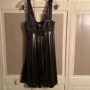 Miss Sixty new with tags dress metallic gray size extra small
